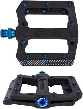 Fyxation Mesa MP Subzero Pedals - Platform, Composite/Plastic, 9/16", Black/Blue - Alaska Bicycle Center