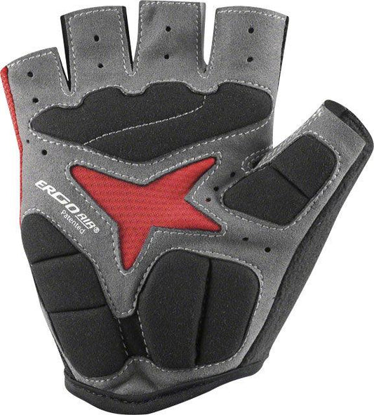 Garneau Biogel RX-V Gloves - Ginger Red/Black, Short Finger, Men's - Alaska Bicycle Center