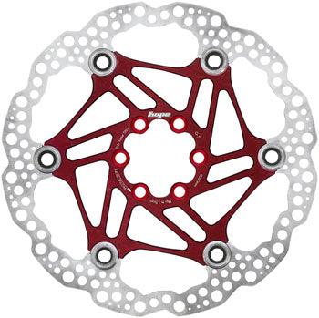 Hope Floating Disc Brake Rotor - 180mm, 6-Bolt, Red - Alaska Bicycle Center