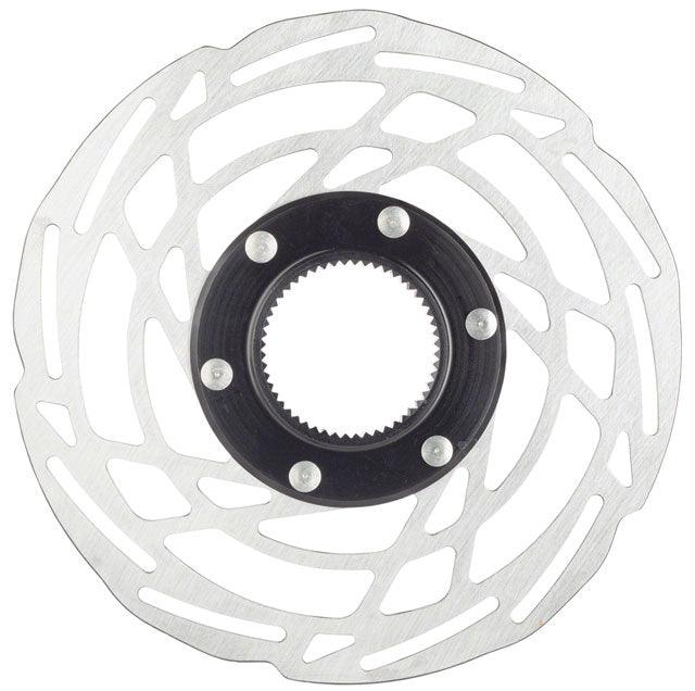 Jagwire Sport SR1 Disc Brake Rotor - 180mm, Center Lock, Silver - Alaska Bicycle Center