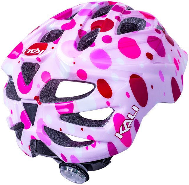 Kali Protectives Chakra Child Helmet - Confetti Pink, Lighted, Small - Alaska Bicycle Center