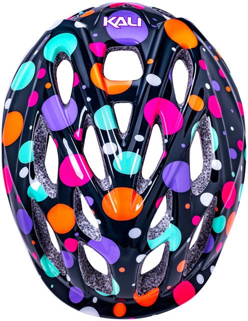 Kali Protectives Chakra Child Helmet - Confetti Teal, Lighted - Alaska Bicycle Center
