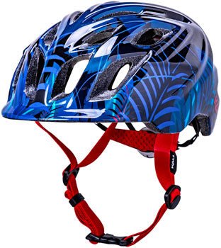 Kali Protectives Chakra Child Helmet - Jungle Blue, Lighted - Alaska Bicycle Center