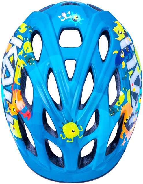 Kali Protectives Chakra Child Helmet - Monsters Blue, Children's, X-Small - Alaska Bicycle Center