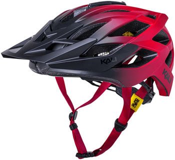 Kali Protectives Lunati 2.0 Helmet - Fade Black/Red - Alaska Bicycle Center