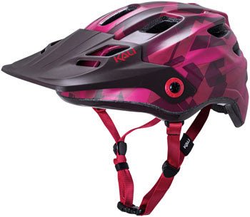 Kali Protectives Maya 3.0 Helmet - Camo Matte Red/Burgundy - Alaska Bicycle Center