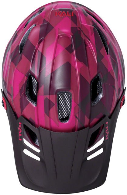 Kali Protectives Maya 3.0 Helmet - Camo Matte Red/Burgundy - Alaska Bicycle Center