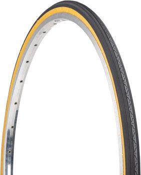 Kenda Street K35 Tire - 27 x 1-1/4, Clincher, Wire, Black/Tan, 22tpi - Alaska Bicycle Center