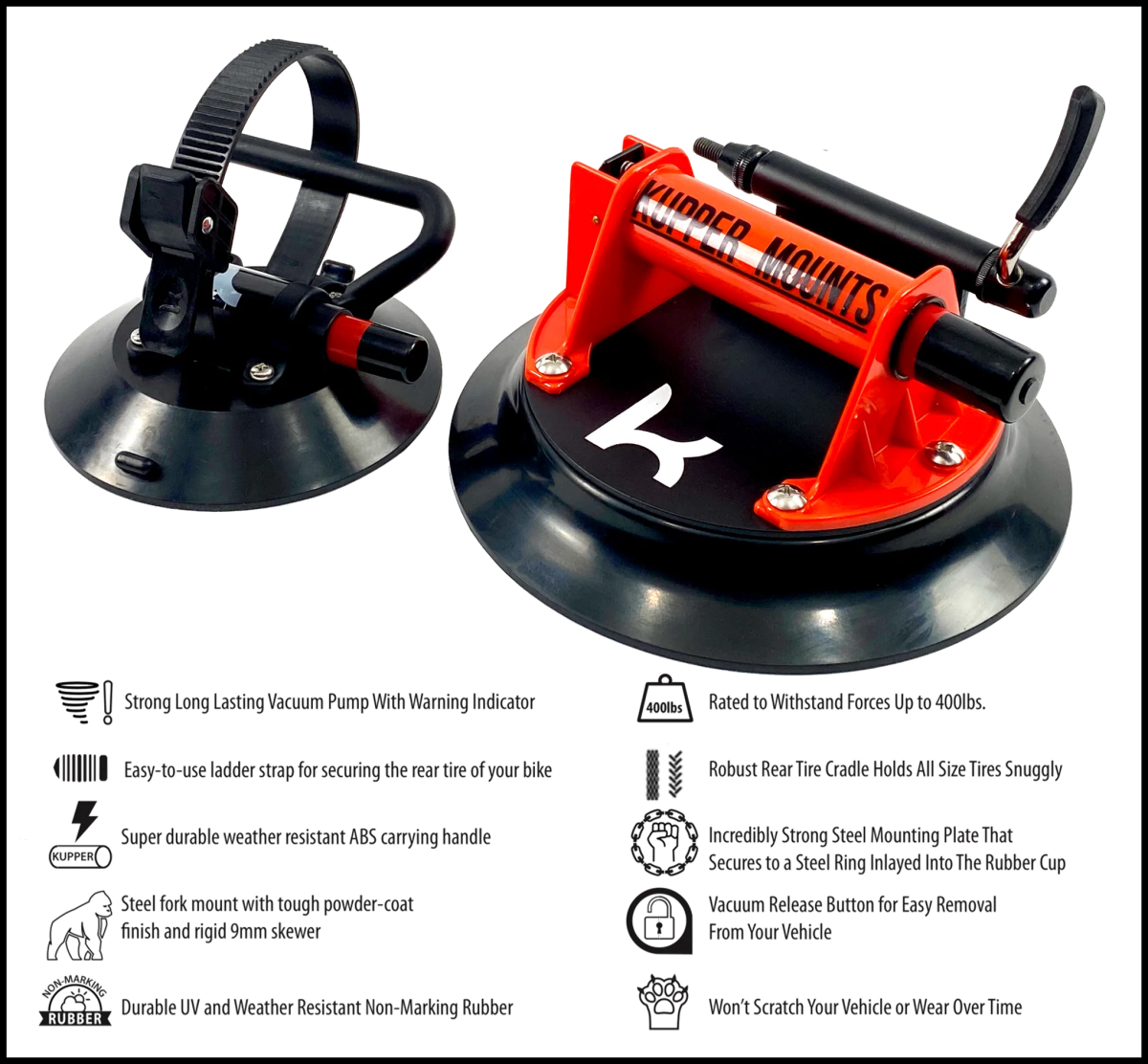 Kupper Mount, 1 Bike Roof Mount Rack - Alaska Bicycle Center