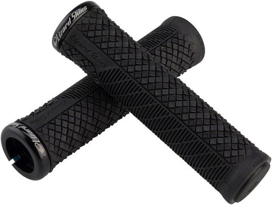Lizard Skins Charger Evo Grips - Jet Black, Lock-On - Alaska Bicycle Center
