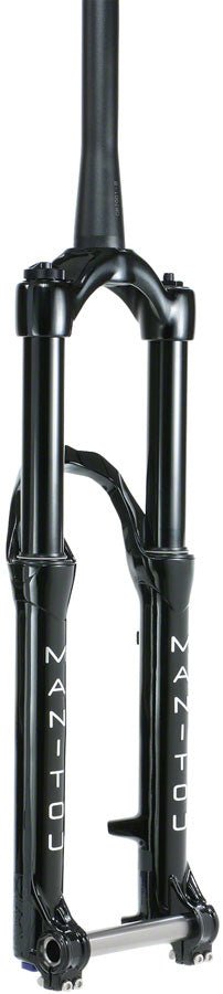Manitou Circus Expert Suspension Fork - 26", 130 mm, 20 x 110 mm, 41 mm Offset, Gloss Black - Alaska Bicycle Center
