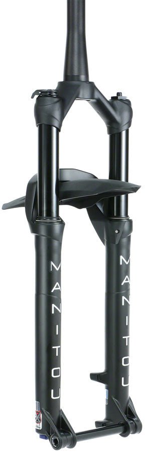 Manitou Machete Suspension Fork - 27.5", 120 mm, 15 x 110 mm, 44 mm Offset, Matte Black - Alaska Bicycle Center