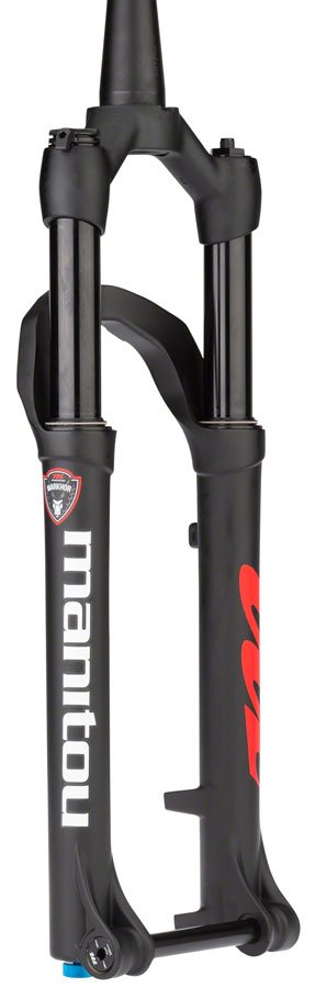 Manitou Markhor Suspension Fork - 27.5", 100 mm, 15 x 110 mm, 44 mm Offset, Matte Black - Alaska Bicycle Center