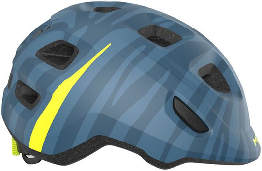 MET Helmets Hooray MIPS Child Helmet - Blue Zebra - Alaska Bicycle Center