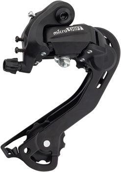 microSHIFT M21 Rear Derailleur - 6,7 Speed, Long Cage, Black - Alaska Bicycle Center