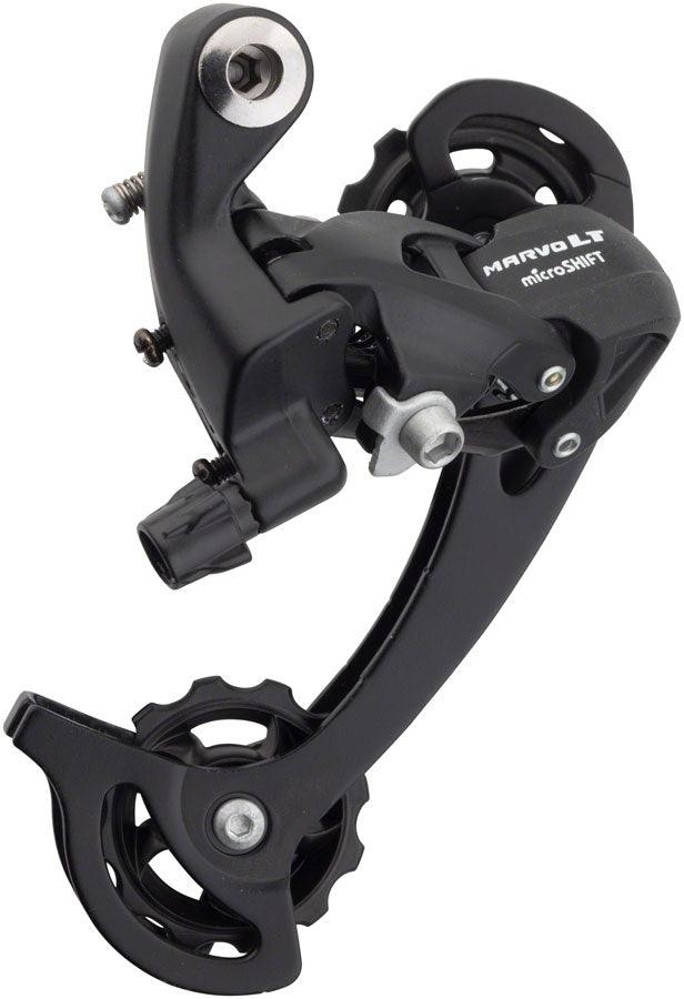 microSHIFT MarvoLT M46 Rear Derailleur - 8,9 Speed, Long Cage, Black - Alaska Bicycle Center