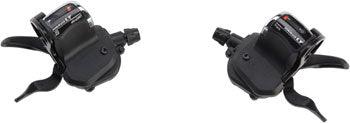 microSHIFT MarvoLT Trigger Shifter Set, 9-Speed, Double/Triple, Steel Lever, Optical Gear Indicator, Shimano Compatible - Alaska Bicycle Center