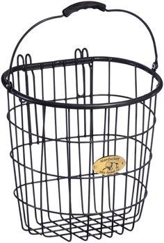 Nantucket Surfside Rear Wire D Pannier Basket - Gray - Alaska Bicycle Center