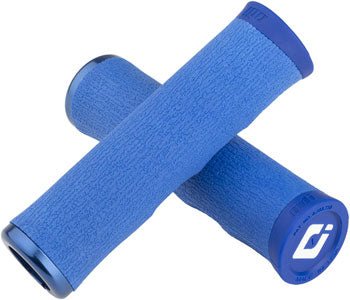 ODI Dread Lock Grips - Blue, Lock-On - Alaska Bicycle Center