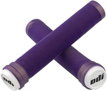 ODI Soft X-Longneck Grips - Purple, 160mm - Alaska Bicycle Center