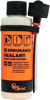 Orange Seal Endurance Tubeless Tire Sealant with Twist Lock Applicator - 4oz - Alaska Bicycle Center