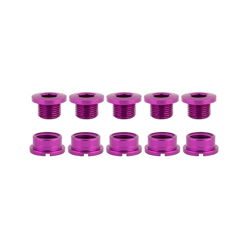 Origin 8 Alloy Single Speed Chainring Bolts - Purple - Alaska Bicycle Center