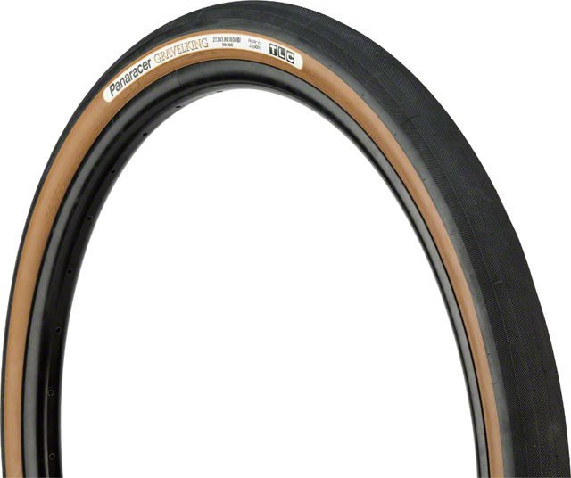Panaracer GravelKing Tire - 650b x 48, Tubeless, Folding, Black/Brown - Alaska Bicycle Center