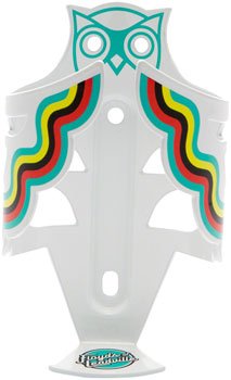 Portland Design Works Owl Cage Floyd's of Leadville Edition: White/Multi-Colored - Alaska Bicycle Center