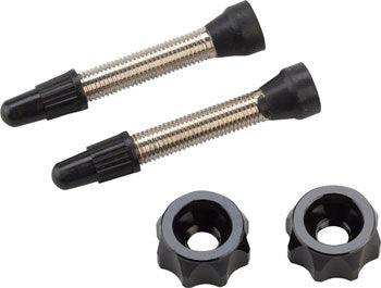 Problem Solvers Super P-Nut Tubeless Kit, Valves included, Set, Black - Alaska Bicycle Center