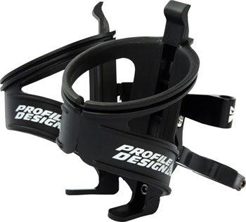 Profile Design Aqua Rack ii Dual Water Bottle Cage with Co2 Cartridge mount: Seatpost mounted, Matte Black - Alaska Bicycle Center