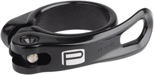 Promax QR-1 Quick Release Seatpost Clamp - 34.9mm, Black - Alaska Bicycle Center