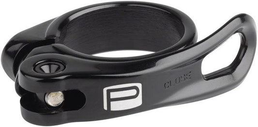 Promax QR-1 Quick Release Seatpost Clamp - 34.9mm, Black - Alaska Bicycle Center
