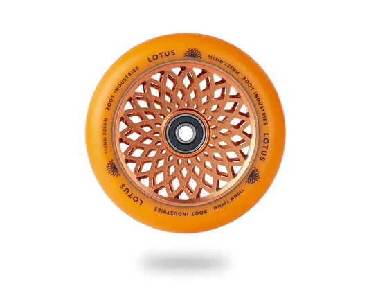 Root Industries 110mm x 24mm Lotus Scooter Wheels - Orange - Alaska Bicycle Center