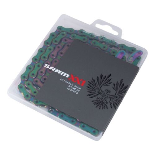SRAM XX1 Eagle AXS Chain - 12-Speed, 126 Links, Rainbow