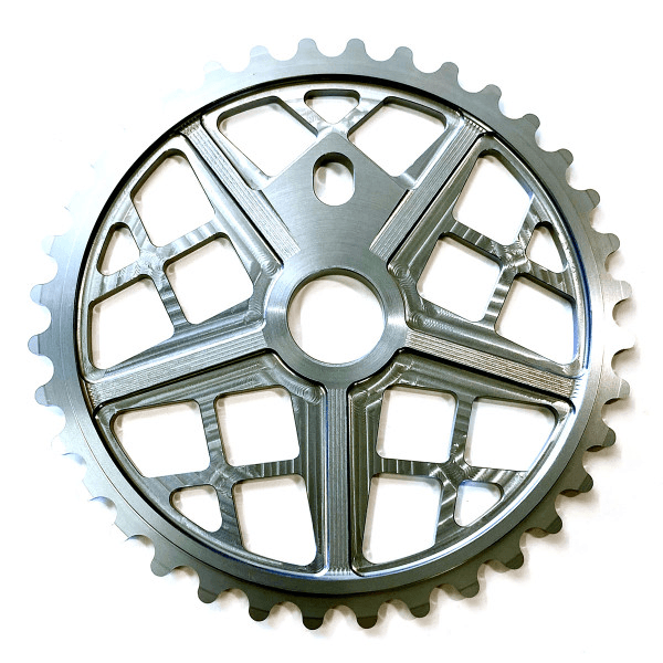 S&M MOTOMAN SPROCKET GRAY - 30T - Alaska Bicycle Center