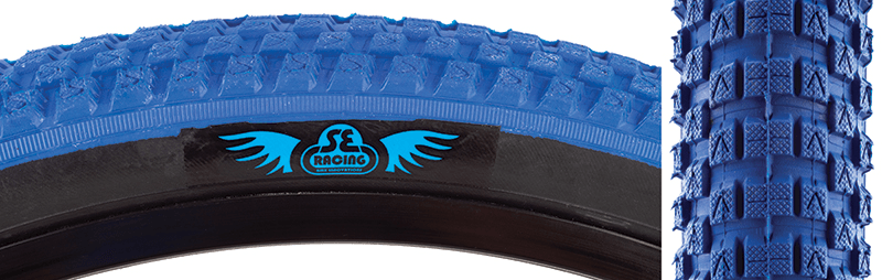 SE Cub Tire - 20x2.0 Blue/Black - Alaska Bicycle Center