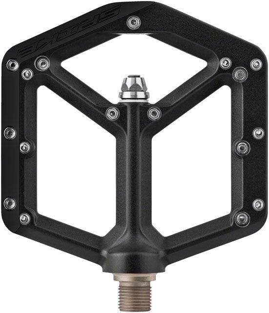 Spank Spike Pedals - Platform, Aluminum, 9/16", Black - Alaska Bicycle Center