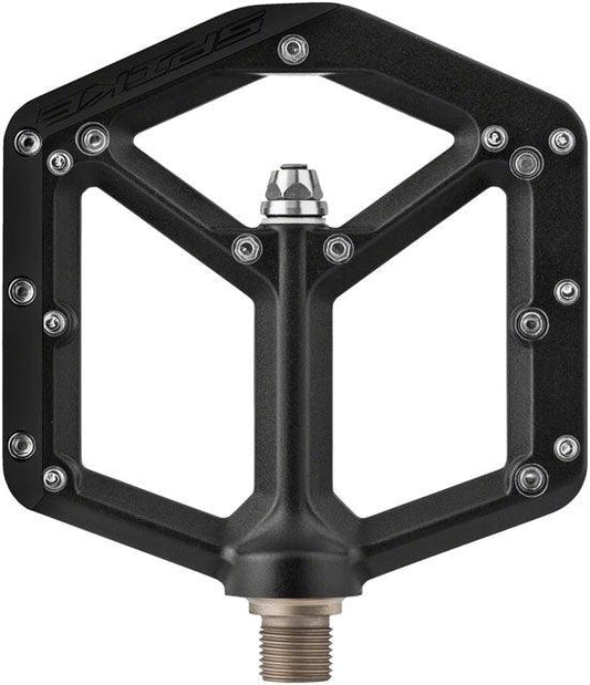 Spank Spike Pedals - Platform, Aluminum, 9/16", Black - Alaska Bicycle Center
