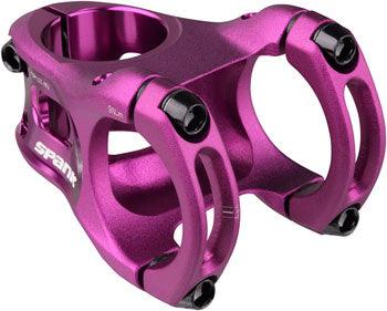 Spank SPLIT 35 Stem - 40mm, 35mm Clamp, 0 Degree, 1-1/8", Purple - Alaska Bicycle Center