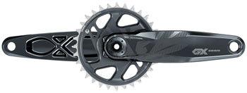 SRAM GX Eagle Fat Bike Crankset - 175mm, 12-Speed, 30t, Direct Mount, DUB Spindle Interface, For 190mm Rear Spacing, Lunar - Alaska Bicycle Center