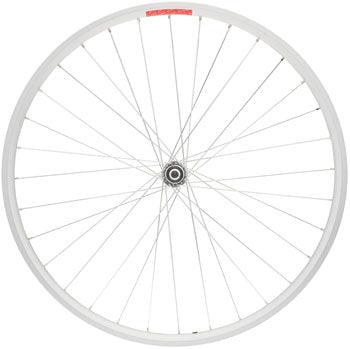 Sta-Tru Double Wall Front Wheel - 24", Bolt-On, 3/8 x 100mm, Silver - Alaska Bicycle Center