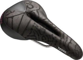 Terry Butterfly Ti Saddle - Titanium, Black, Women's - Alaska Bicycle Center