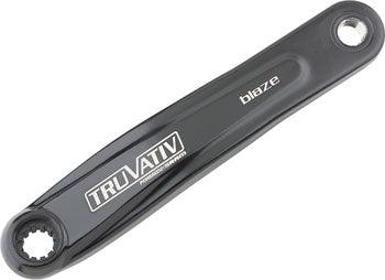 TruVativ Blaze Left 175mm PowerSpline Arm Black - Alaska Bicycle Center