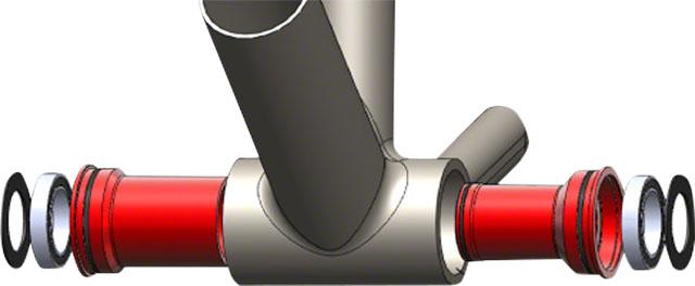 Wheels Manufacturing BB86/92 Shimano Bottom Bracket with ABEC-3 Bearings Black Cups - Alaska Bicycle Center