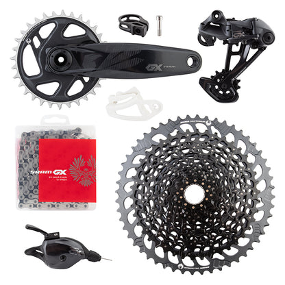 SRAM GX Eagle Groupset - 170mm Boost Crankset, 32t, DUB, Trigger Shifter, Rear Derailleur, 12-Speed 10-52t Cassette and 12-Speed Chain