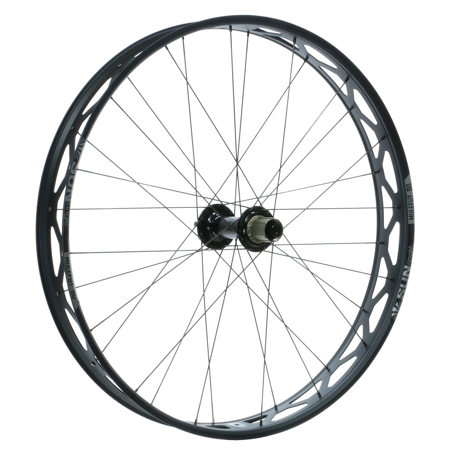 Sun Ringle Mulefut 80SL V2 Rear Wheel - 26", 12 x 197mm, 6-Bolt, Micro Spline / XD, Black