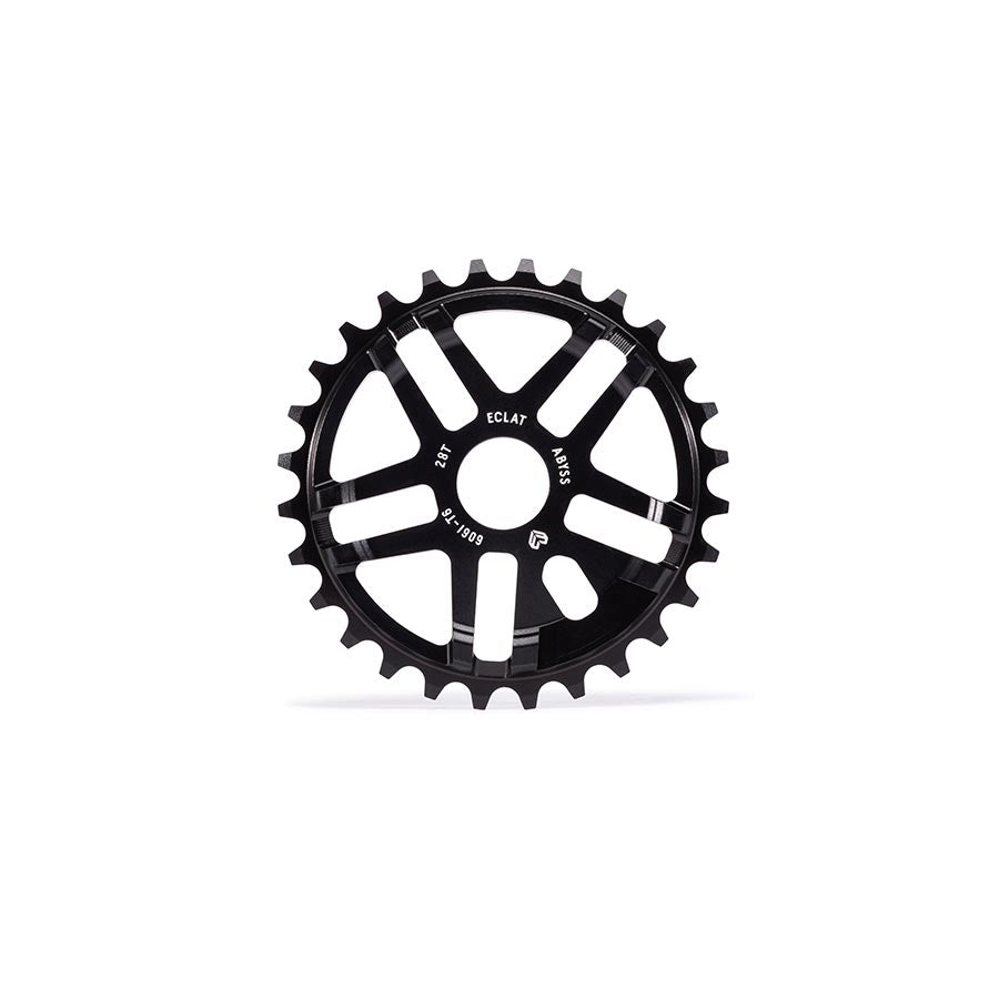 Eclat, Abyss, Chainring, Teeth: 28, 6061-T6 Aluminum, Black