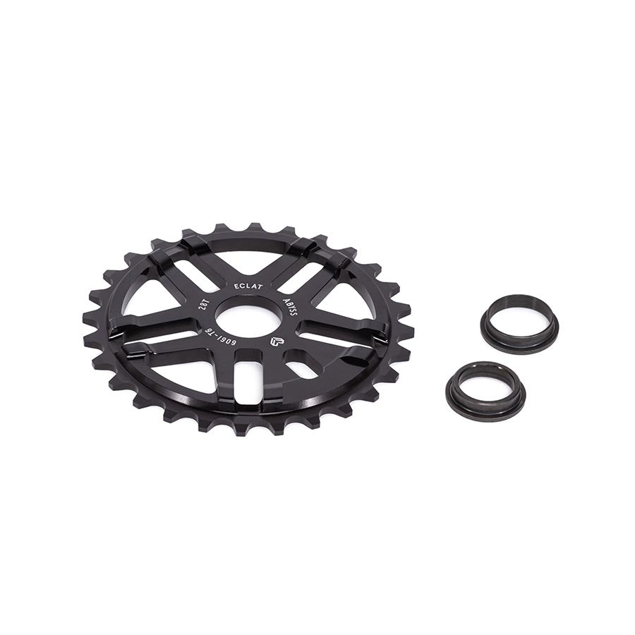 Eclat, Abyss, Chainring, Teeth: 28, 6061-T6 Aluminum, Black