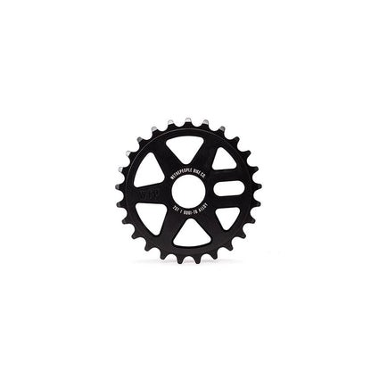 We The People, Logic, Chainring, Teeth: 25, 6061-T6 Aluminum, Black