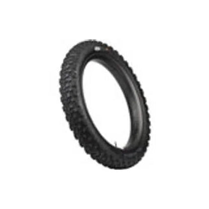 45NRTH Dillinger 4 Tire - 26 x 4.2, Tubeless, Folding, Black, 120 TPI, 168 Large Concave Carbide Aluminum Studs (Bicycle